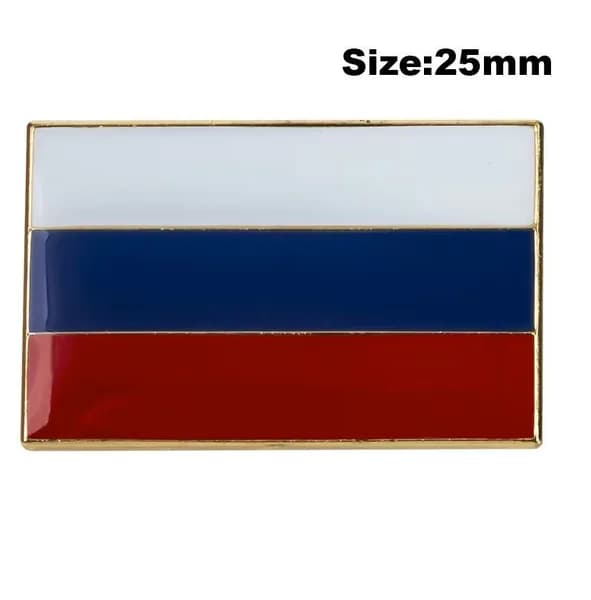 Значок Флаг России золото 1 штука