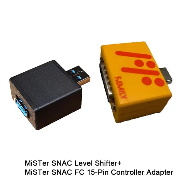 15-контактный адаптер контроллера MiSTer SNAC Famicom Для работы контроллера требуется корпус с 3D-печатью логических уровней 5 В