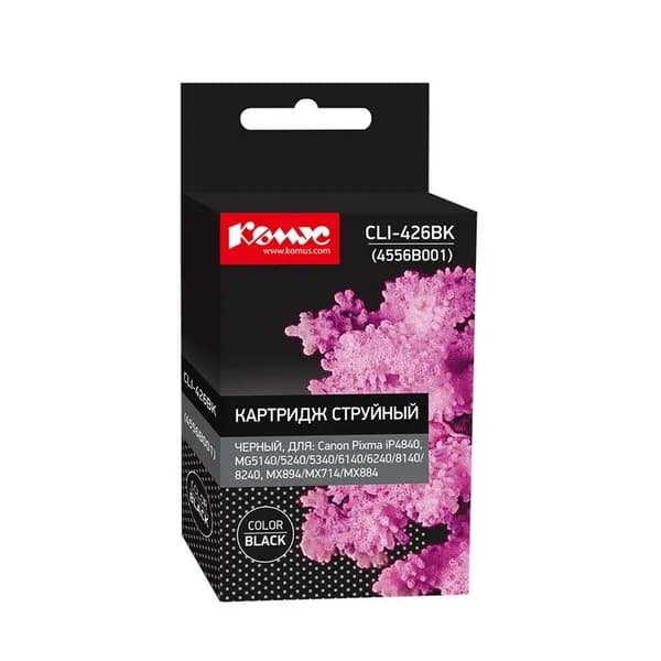 Комус Картридж, совместимый, Черный (black), 1 шт
