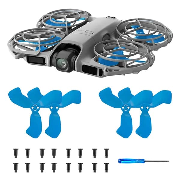 Винты для дрона DJI Neo 2, синие, из поликарбоната, 2 пары