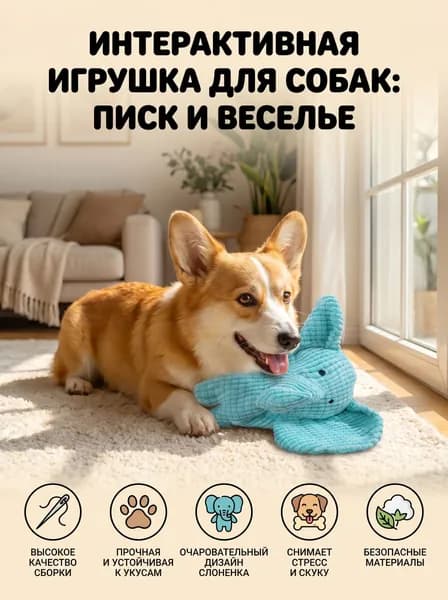 Интерактивные Игрушки Для Собак, Устойчивые К Укусам