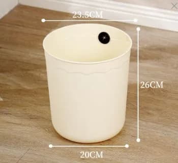 Корзина для бумаг Домашние мусорные ведра серии Creamy, 12 л, 1 шт