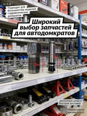 Домкрат автомобильный, нагрузка до 2 т