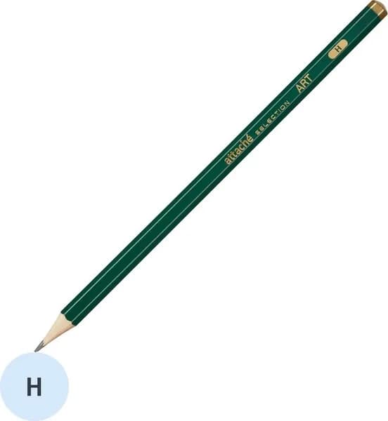 Карандаш чернографитный H Attache Selection Art заточенный шестигранный