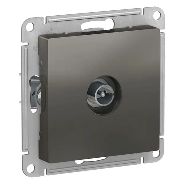 Антенна Systeme Electric TV коннектор механизм сталь, Atlasdesign