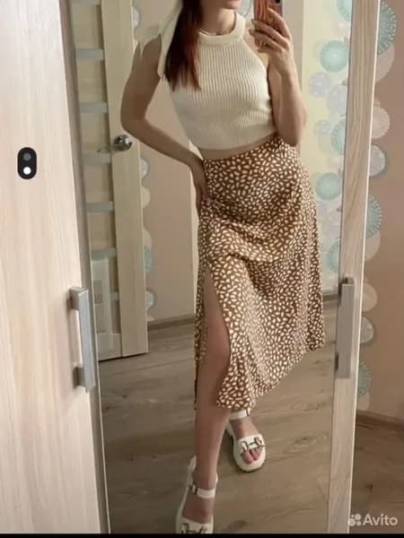 Юбка с принтом