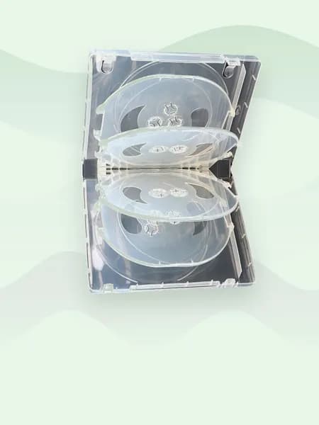 Прозрачный футляр для DVD из акрила, Белый