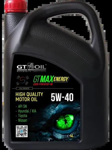 Масло моторное GT MAX Energy 5W-40 4л