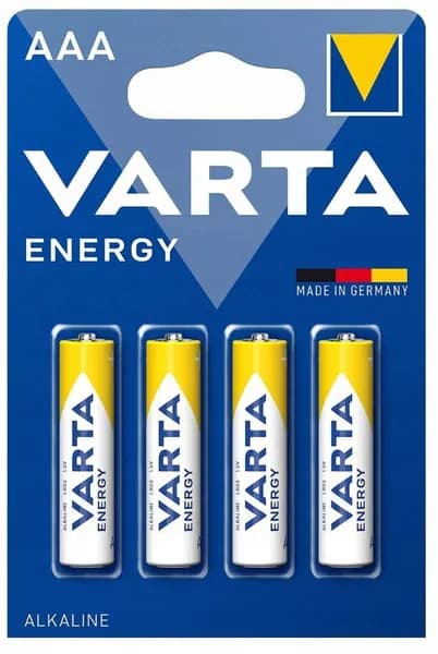Батарейки ААА VARTA Energy LR03 1.5V (батарейки мизинчиковые) 4шт.
