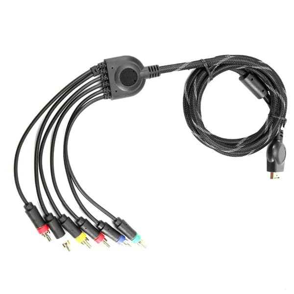 (F X Z V) Подходит совместим с компонентного кабеля PS2/ 1,8 м игрового высокого разрешения PS 2/3 Аксессуары