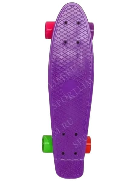 Скейтборд пластиковый 22", EVO Kids фиолетовый