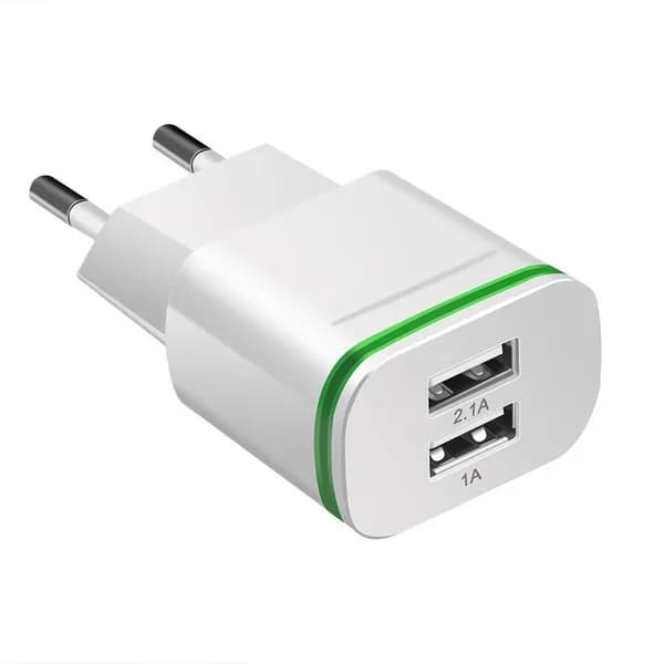 2 порта USB настенное зарядное устройство