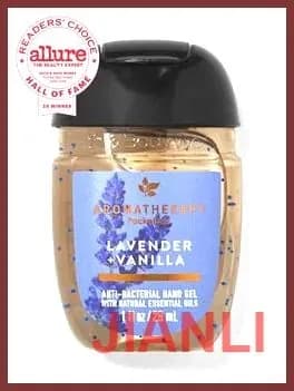 Bath & Body Works / Санитайзер для рук антисептик Lavender + Vanilla 29МЛ, Лаванда ваниль