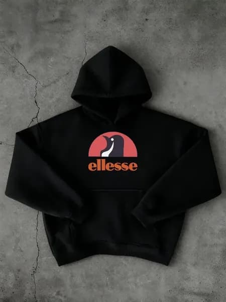 Худи оверсайз c начесом y2k Ellesse