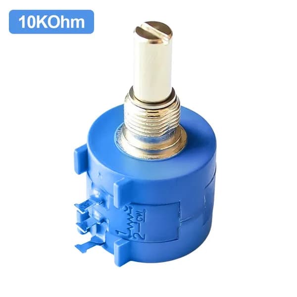 Многооборотный подстроечный резистор 3590S-2-103L, 10 кОм, 10 оборотов, 2 Вт