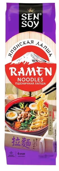 Лапша пшеничная Sen Soy "RAMEN" (300г)