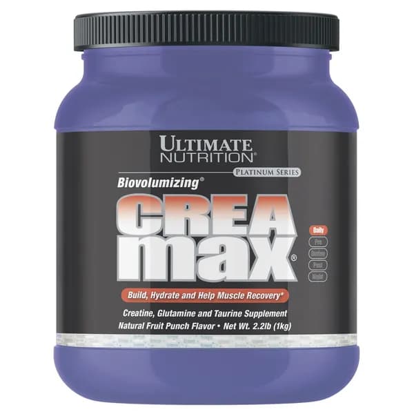 Комплекс Креатин моногидрат КРЕАМАКС 1000 гр Фруктовый пунш / Ultimate Nutrition CREAMAX