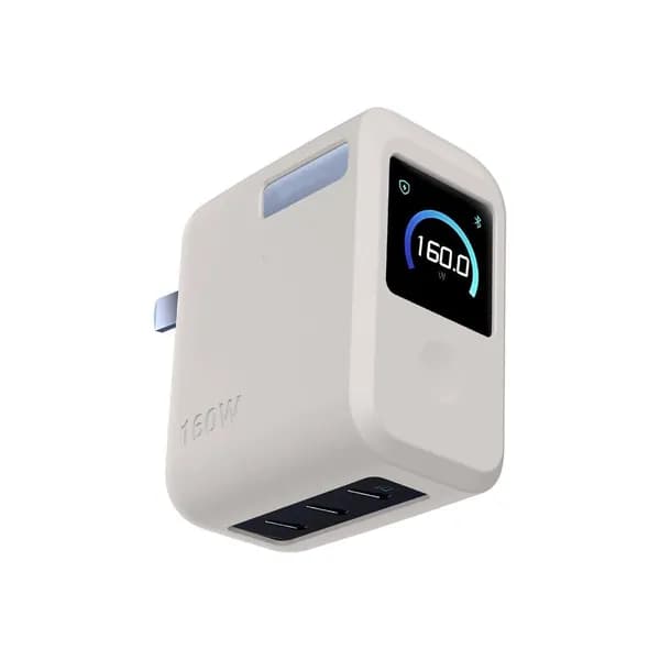 Силиконовый защитный чехол для зарядного устройства Anker Prime 160W GaN серый.
