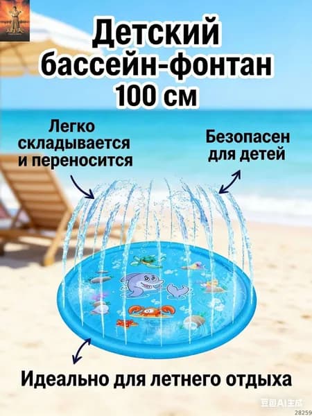 Бассейн-фонтанчик для детей