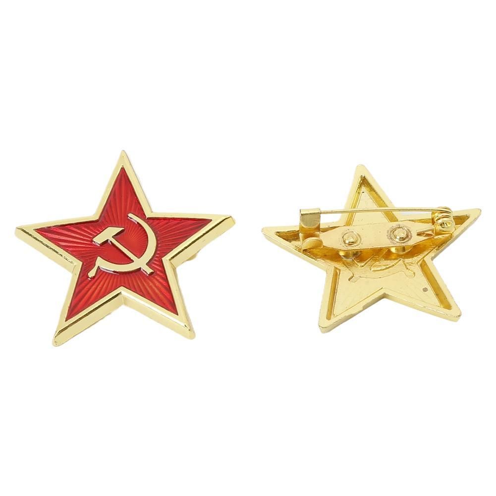 Военная кокарда СА - КРАБ - СССР на берет, фуражку и шапку ушанку