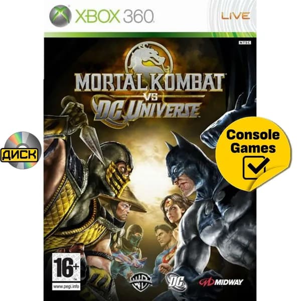 Игра Xbox 360 Mortal Kombat VS DC Universe (XBox 360, Английская версия)