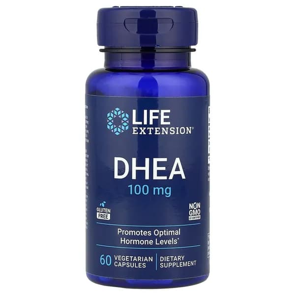 ДГЭА 100 мг (дегидроэпиандростерон) Life Extension DHEA 60 капсул