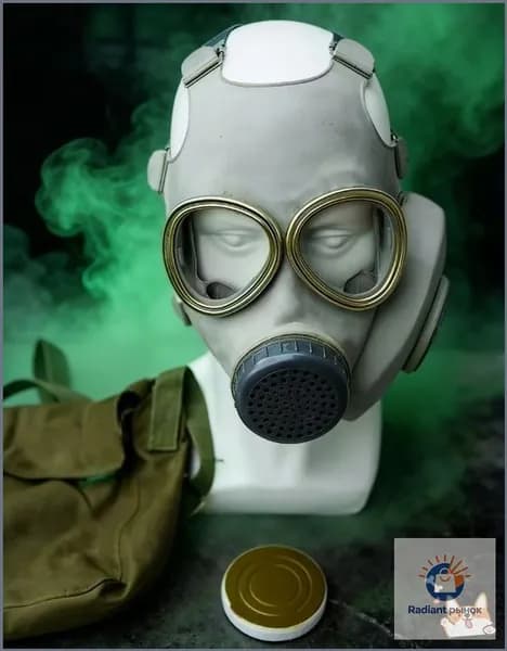 Купить ретро противогаз 65 типа - советский стиль, винтажный военный аксессуар