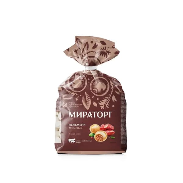 Пельмени Мясные 700 г, Мираторг, замороженные