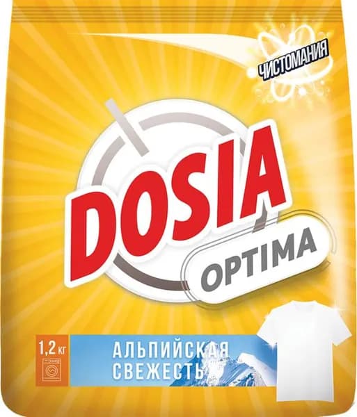 Стиральный порошок Dosia Optima Альпийская свежесть 1.2кг