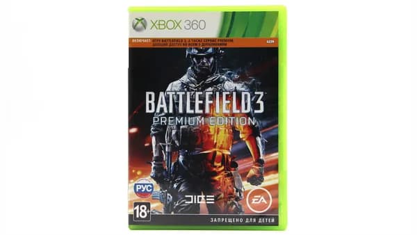 Battlefield 3 Premium Edition (Xbox 360, RU) Винтаж