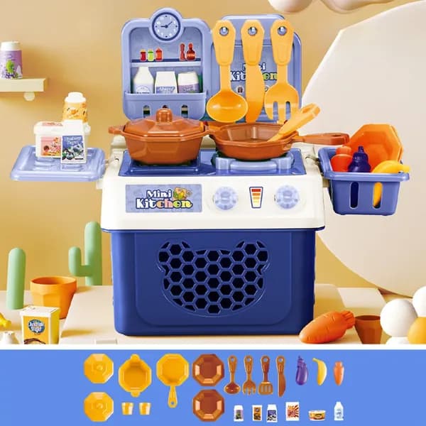 кухня детская игровая, фрукты и овощи игрушечные, детские игрушки,Подарок на день рождения