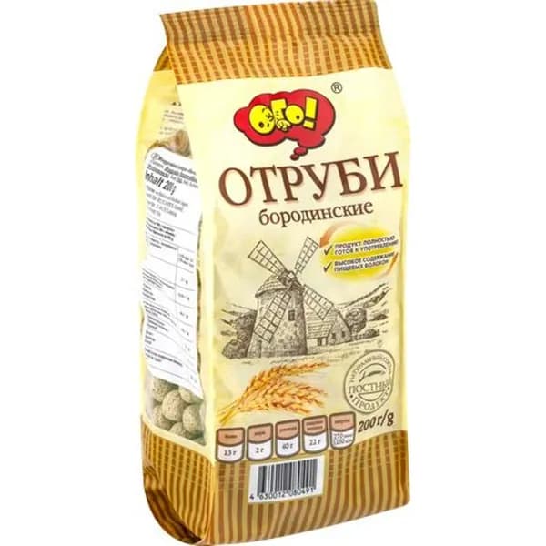 Отруби Ого! Бородинские 200 г