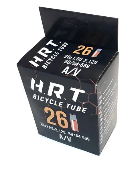 Камера велосипедная H.R.T. 26" авто ниппель 1,95-2,125 (50/54-559)