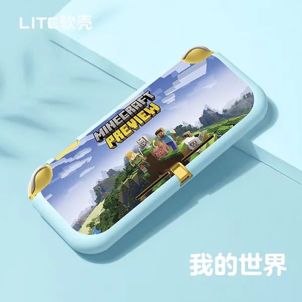 Minecraft Nintendo New Switch матовый защитный чехол NS OLED, разделенный TPU цветной корпус