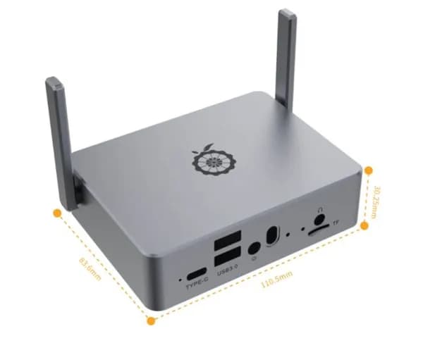 Металлический корпус для компьютера Orange Pi 5 Plus