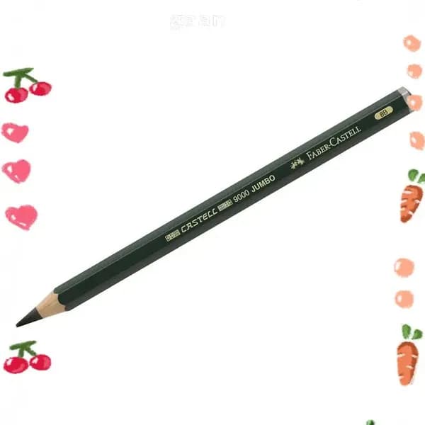 Faber-Castell Карандаш, твердость: 8B (8 Мягкий), толщина: 5.3 мм, 1 шт.