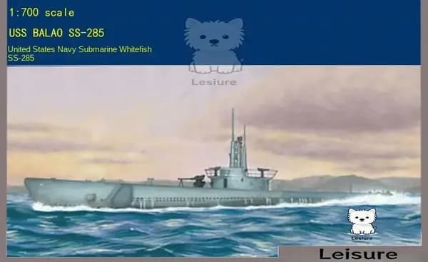 HOBBYBOSS 87011 1/700 Американский Balao SS-285 сборная модель корабля