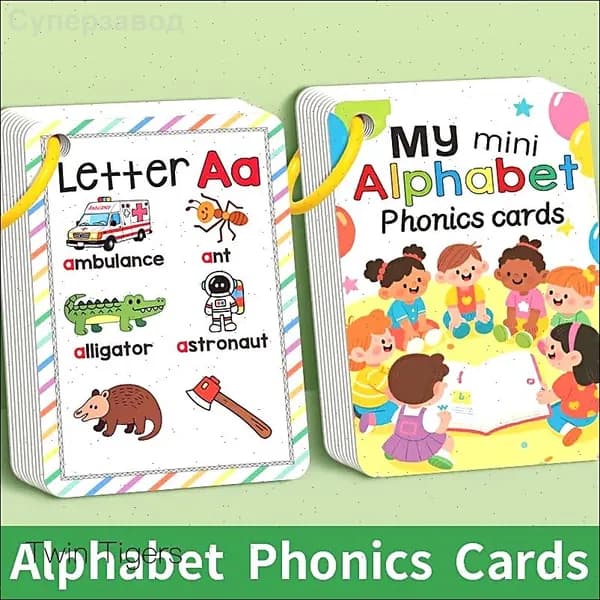 Учебная игрушка с карточкой английского алфавита