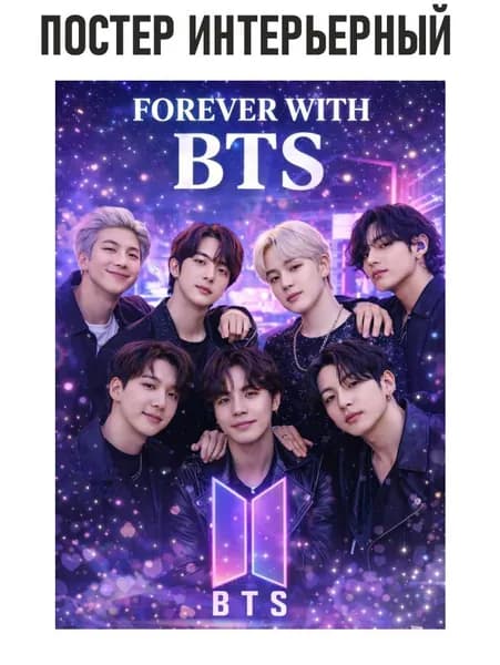 Постер БТС, BTS, Формат А3 (3)