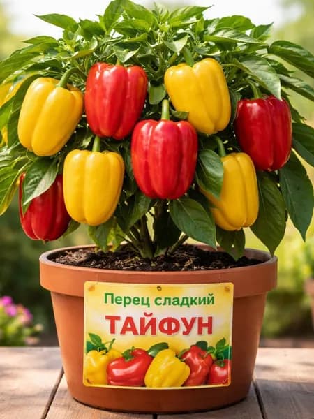 Перец сладкий Тайфун, семена, 0.3г