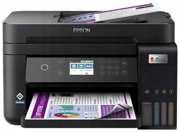 МФУ струйное Epson L6270 цветная печать, A4, с СНПЧ, черный (C11CJ61507/61407/64407)