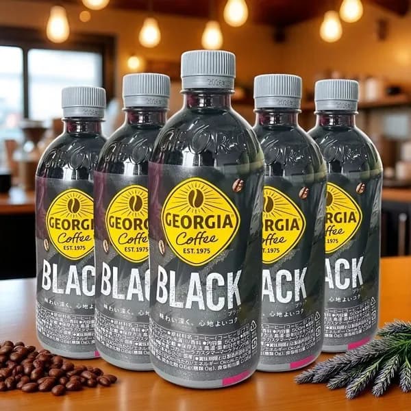 Японский чёрный кофе Georgia Americano, безалкогольный напиток