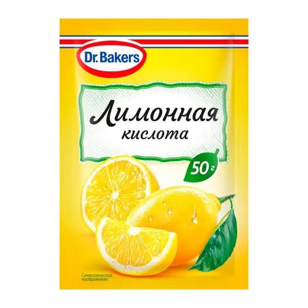 Лимонная кислота Dr. Bakers 50г