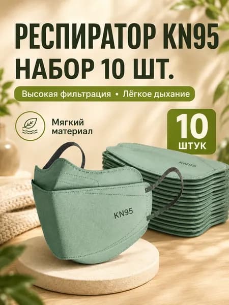Респиратор профессиональный, FFP3, размер 8, 10 шт.