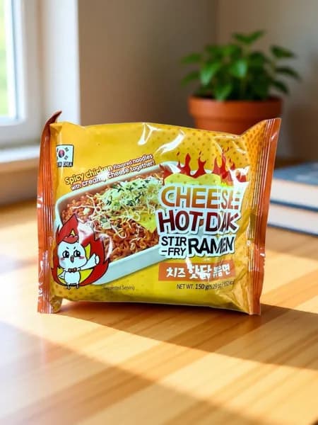 Migawon Cheese Hot Dak Лапша со вкусом сыра 150гр.