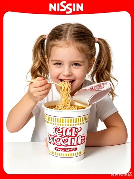 Эксклюзивный набор лапши быстрого приготовления Cup Noodle от Nissan, японская версия, произведенная в Китае, 1 штука