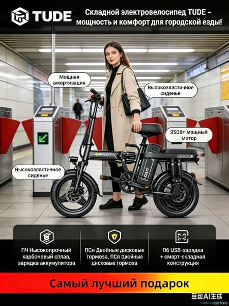 Электровелосипед, 400 Вт