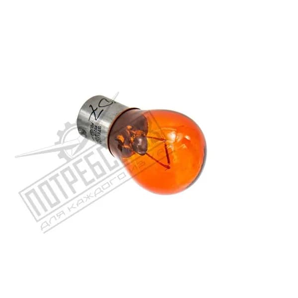 Лампа PY21W 21W 12V ЖЁЛТАЯ (задний фонарь, подфарник, блок-фара ПАТРИОТ) STELLOX