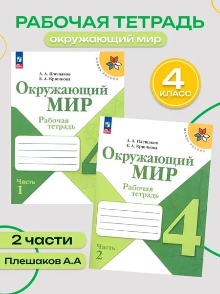 Окружающий мир 4 класс рабочая тетрадь Плешаков