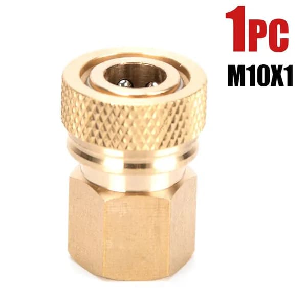 1 шт. Быстросъемный соединитель с резьбой M10x1 1/8NPT 1/8BSPP 8 мм для заправки воздуха Медный быстросъемный разъем, фитинги для освобождения, соединения для насосов, запчасти и аксессуары